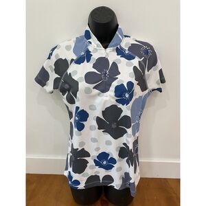 Swannies Golf Women’s M Swannies Golf Quarter Zip Pullover Floral